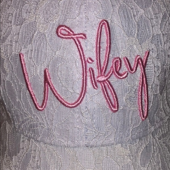 NEW Wifey 👰🏻👰🏻 Lace Baseball Hat - Picture 2 of 6